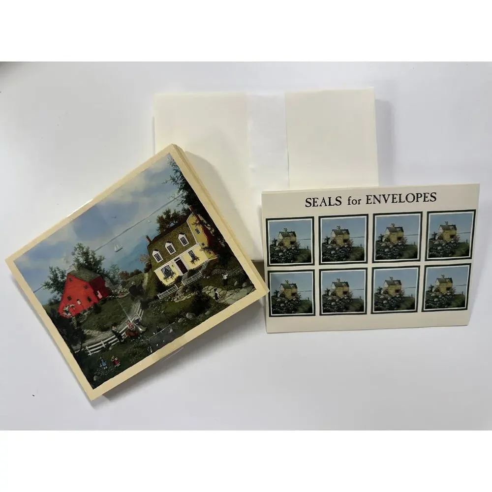 Lang Deluxe Notecards Old Stonington by Linda Nelson Stocks